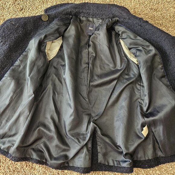 Navy Wool Jacket - Picture 10 of 11